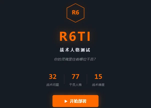 R6TI彩虹六号战术人格测试2026官方最新版本v1.0 安卓版